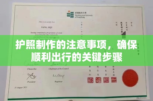 岷县护照制作的注意事项，确保顺利出行的关键步骤