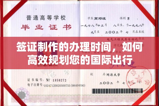 永平签证制作的办理时间，如何高效规划您的国际出行